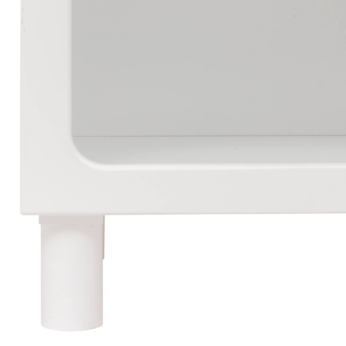 Scaffale a 3 scomparti "Tara" Bianco, 90x40x32 cm Bianco