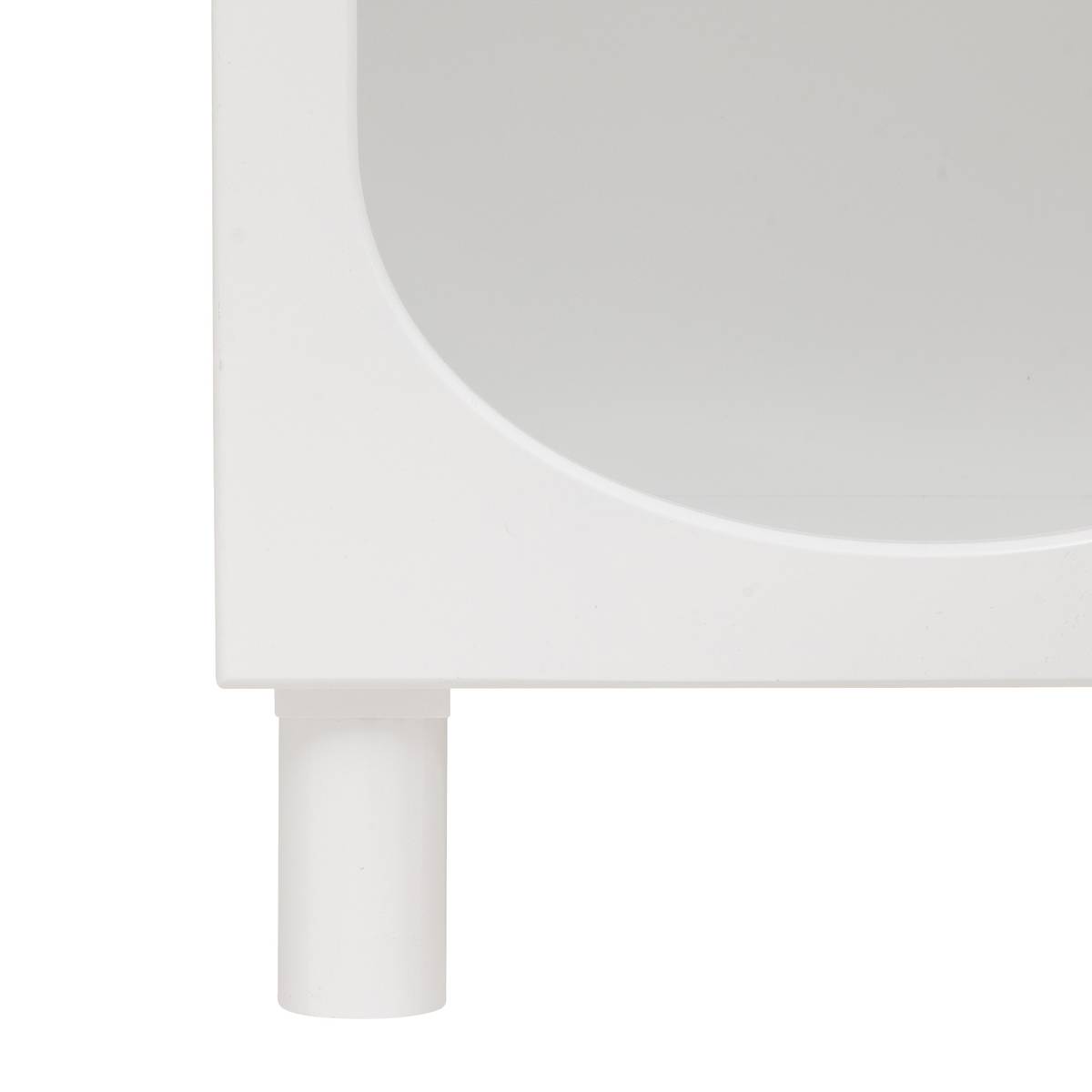 Scaffale a 4 scomparti "Tara" Bianco, 76x70x32 cm Bianco