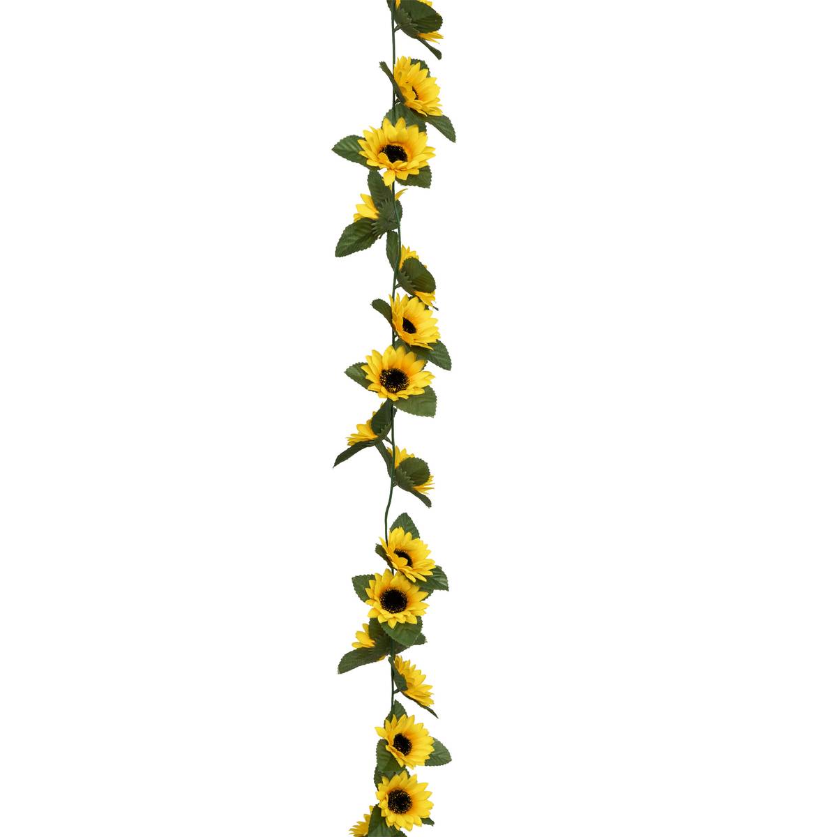 Ghirlanda di girasoli artificiali "Naki" Giallo, H.180 cm Giallo