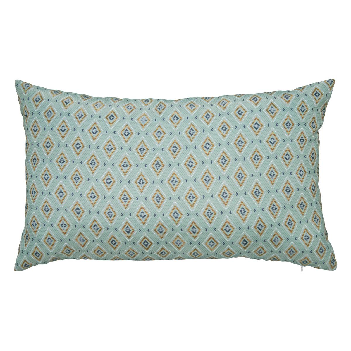 Copricuscino da esterno LILIO Verde Celadon 50 x 30 cm - Poliestere Verde celeste