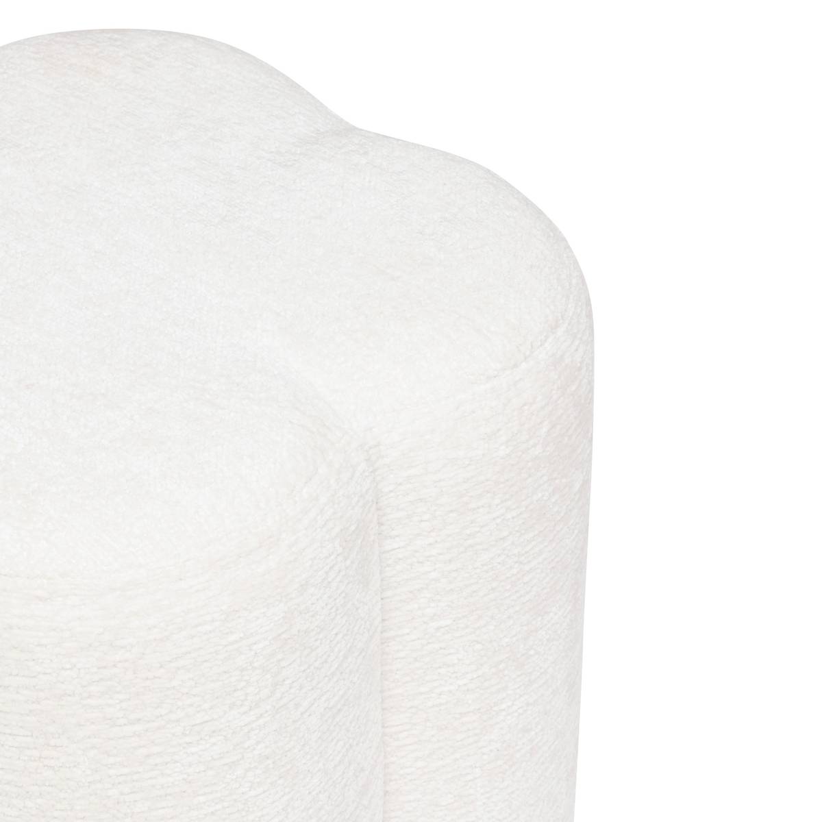Pouf "Lavon" Bianco, 38x35x35 cm Bianco
