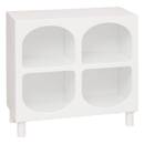 Scaffale a 4 scomparti "Tara" Bianco, 76x70x32 cm Bianco