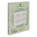 Scaffale a 4 scomparti "Tara" Bianco, 76x70x32 cm Bianco