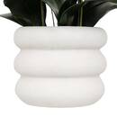 Orchidea artificiale in vaso "Mick" Vaso in ceramica, Bianco, H.80 cm Bianco