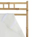 Paravento "Kalel" Bambù, Bianco, 135,5 x 170 cm Bianco