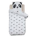 Set di biancheria da letto per bambini 2 pezzi Panda "Andy" Cotone, Viola, 140x200 cm Viola