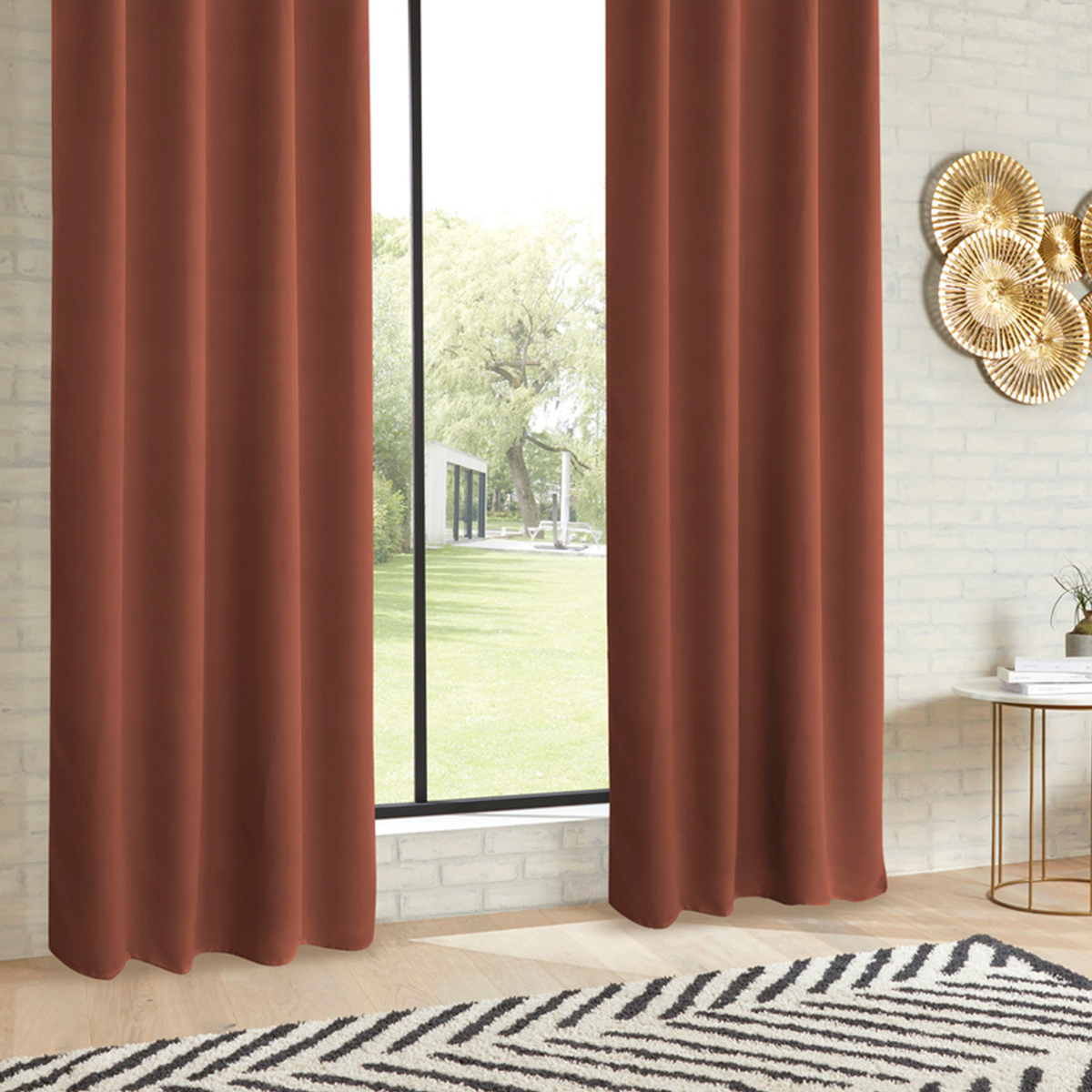 Tenda oscurante "Odelie" Terracotta, 135x240 cm Rosa terracotta