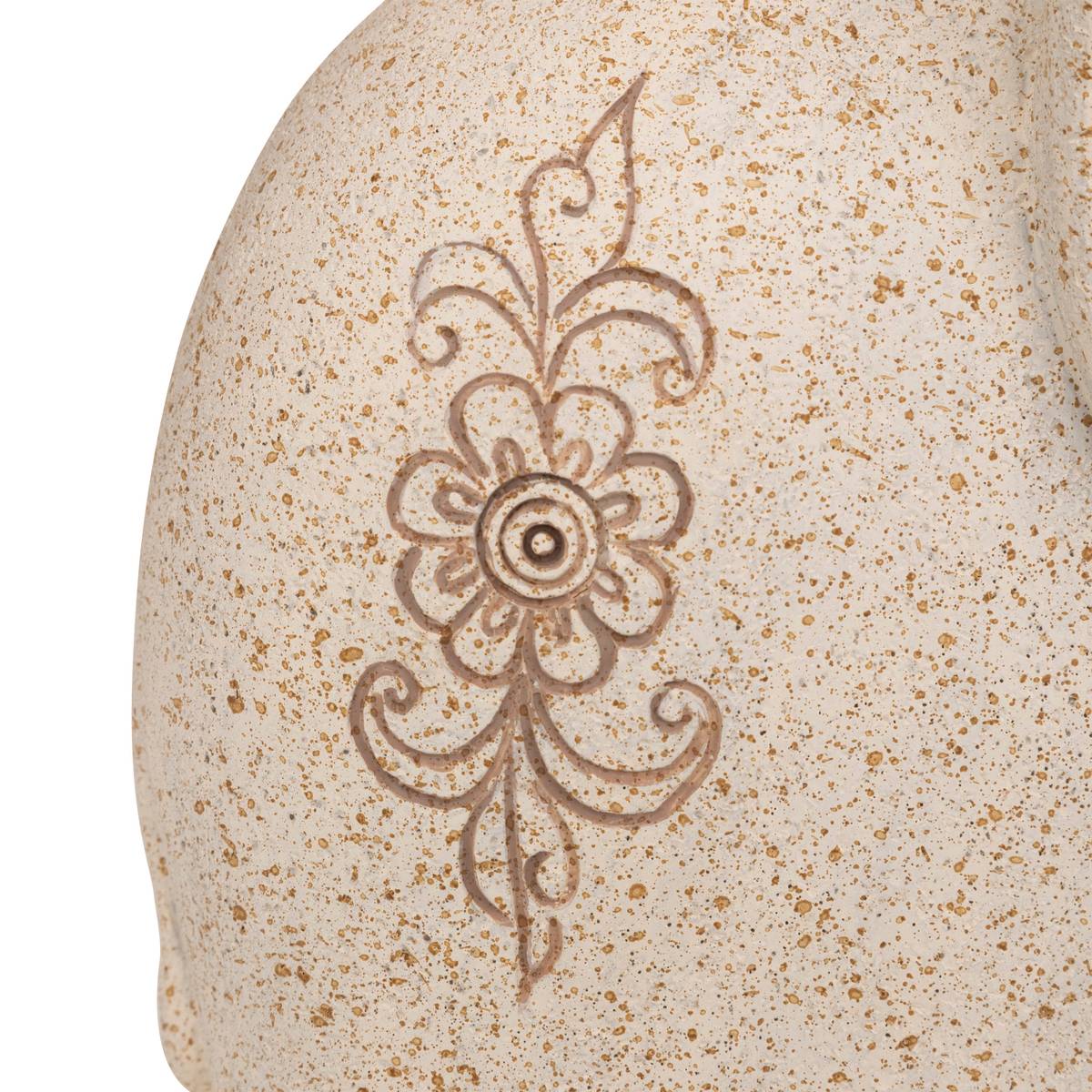 Statuetta Elefante "Nola" Beige, H.23 cm Beige