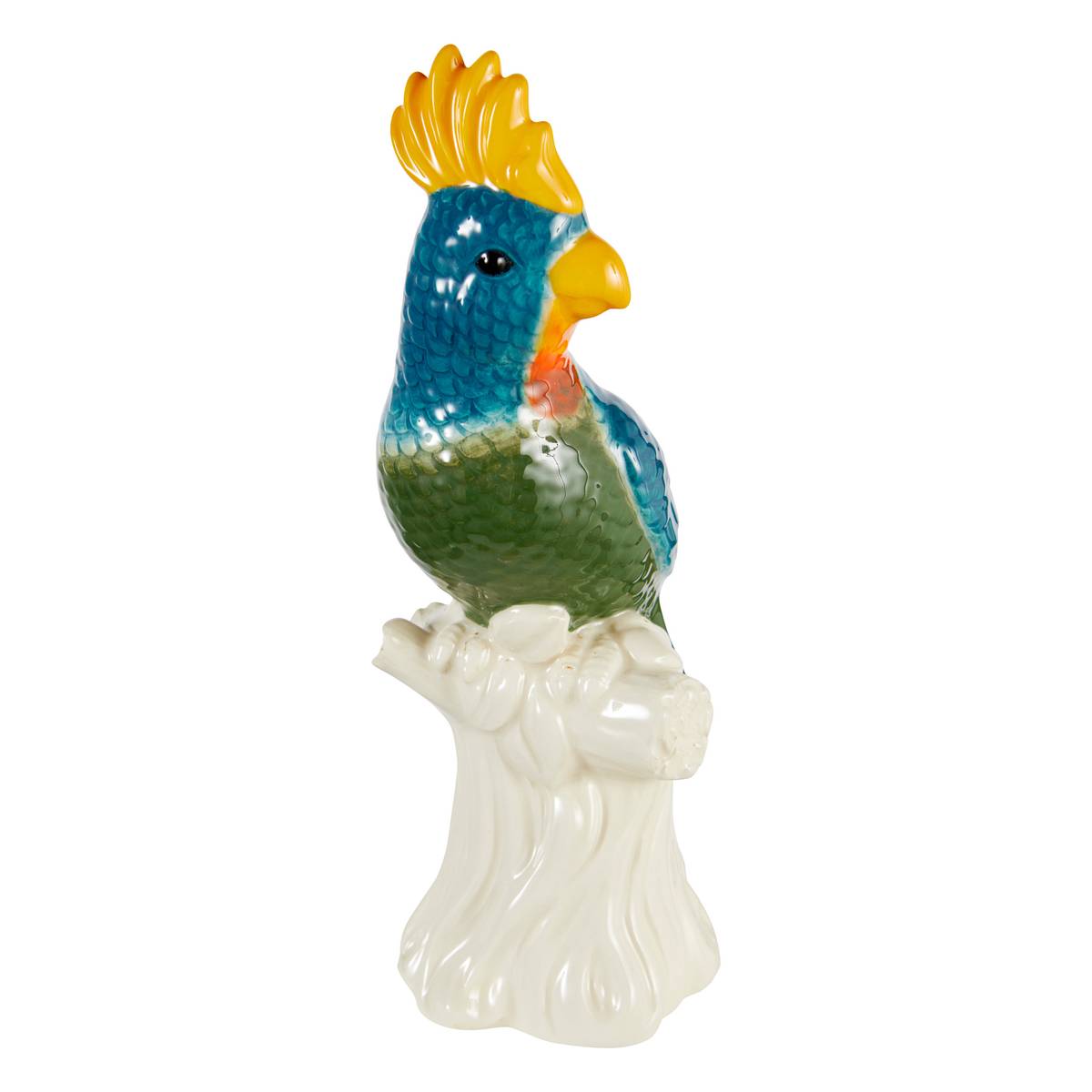 Statuetta Uccello "Yuca" Multicolore, H.25 cm Multicolore