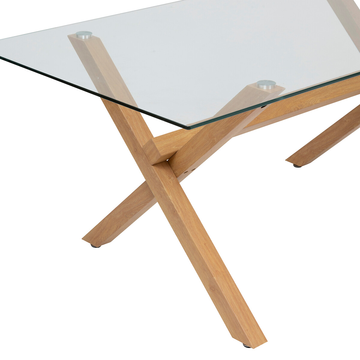 Tavolo da pranzo "Jorel" Marrone, 180x90x74,5 cm Marrone