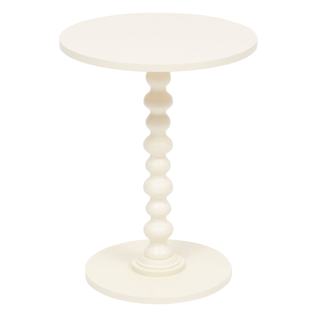 Tavolino "Alix" Avorio, 50x38x38 cm Bianco avorio