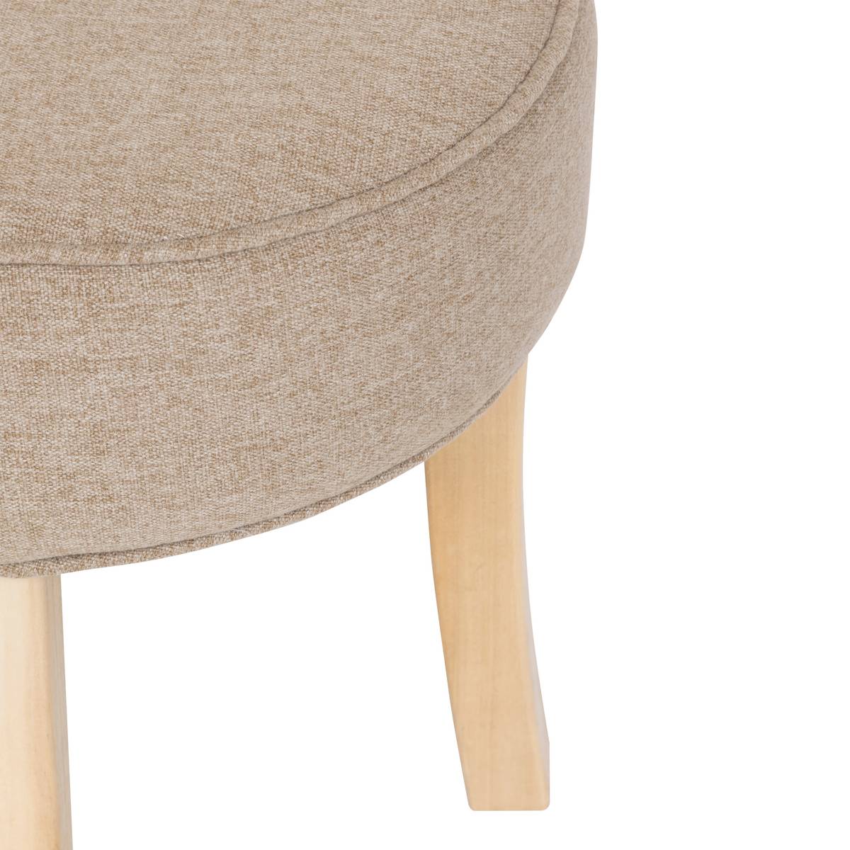 Sgabello "Adriel" Pioppo, Beige, D. 35x35 cm Beige