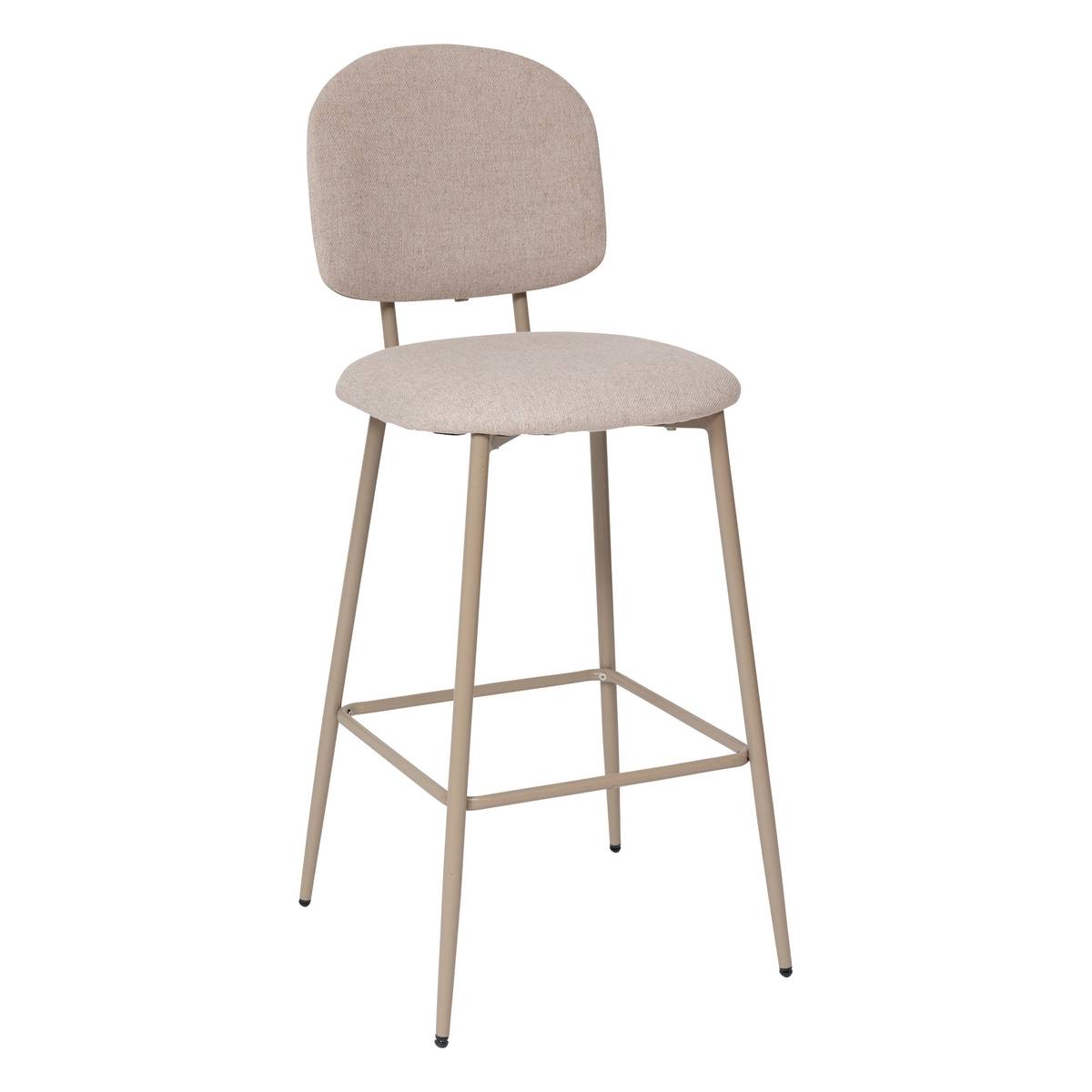 Sedia da bar "Kamili" Beige, H. 108,5 cm Beige