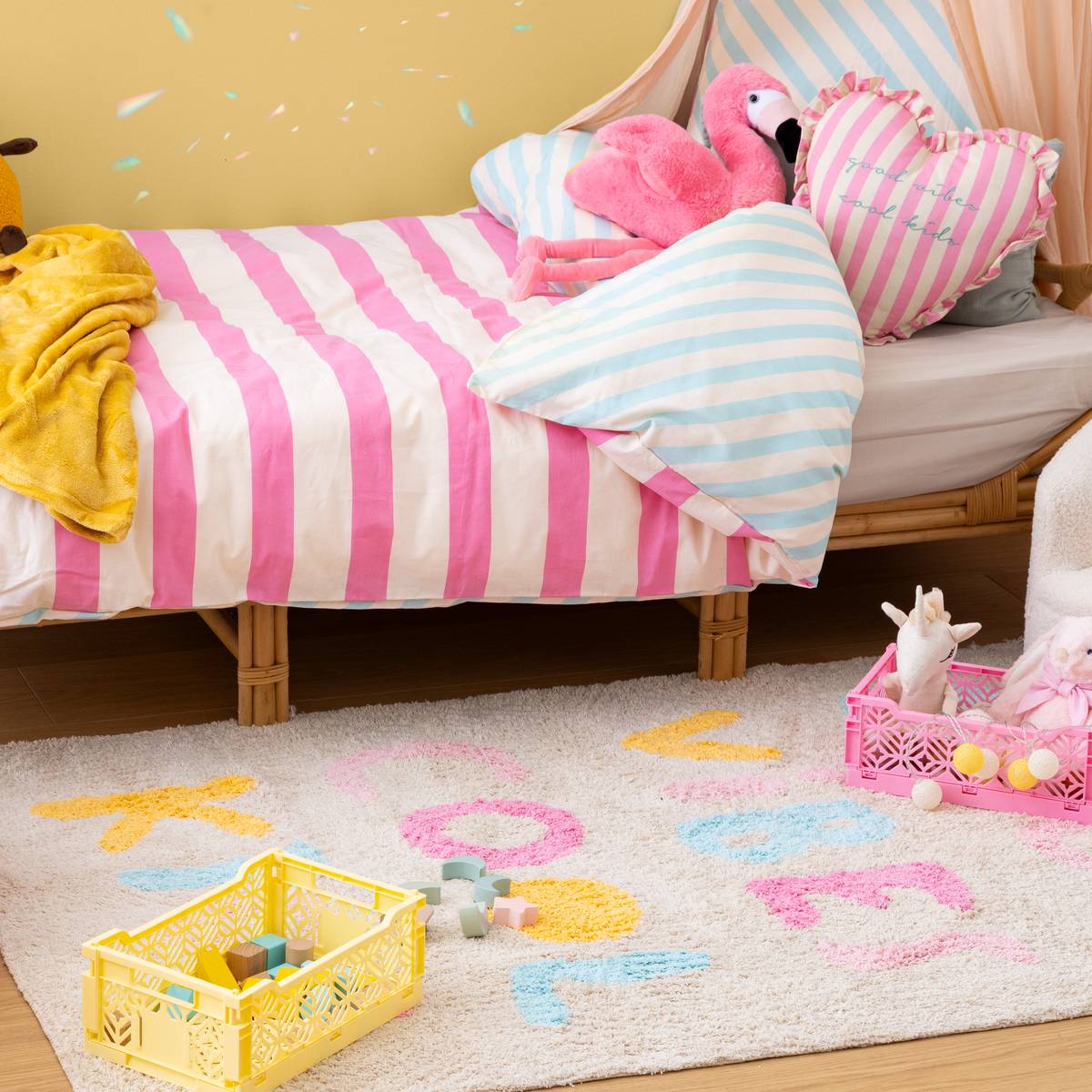 Tappeto "Assya" Cotone tufted, Multicolore, 100x150 cm Multicolore