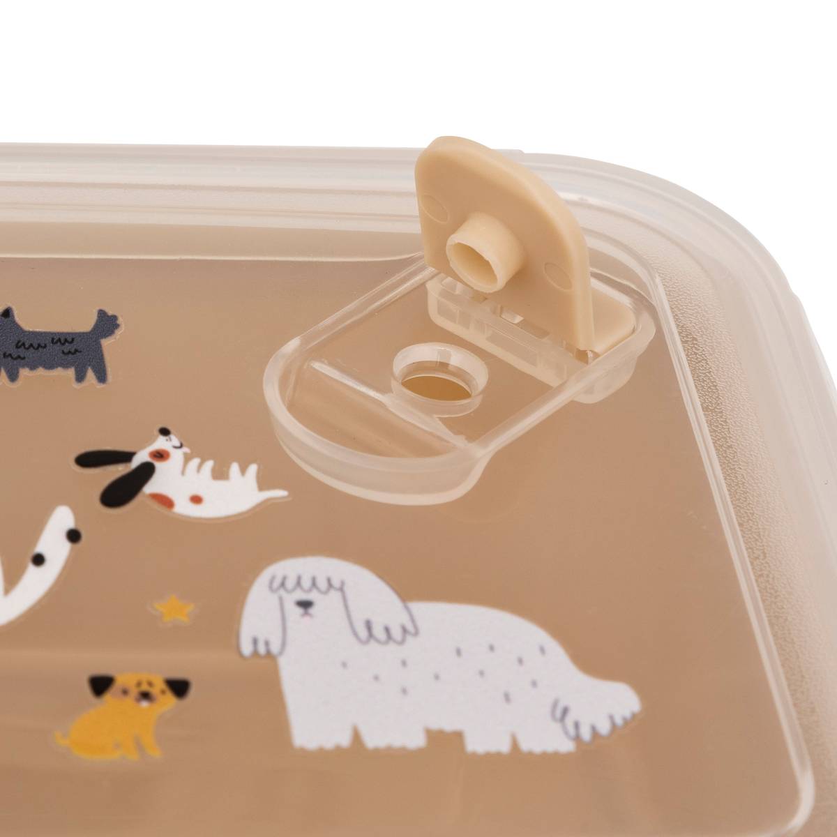 Lunchbox per bambini "Angel" 18,5x13 cm Marrone
