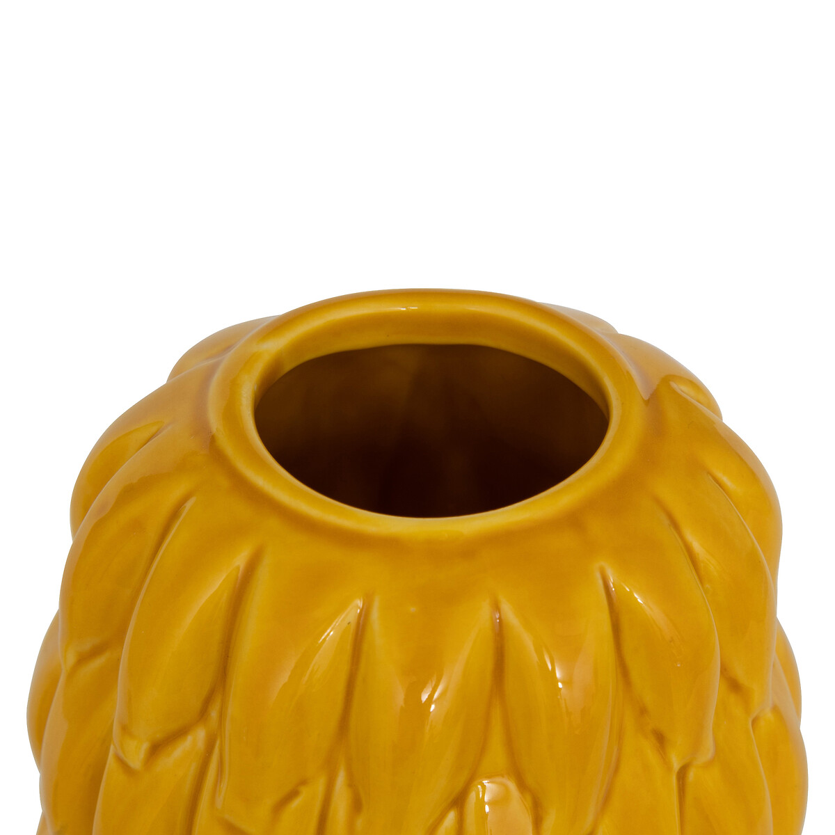 Soliflore "Yuca" Ceramica, H.10 cm Giallo 1
