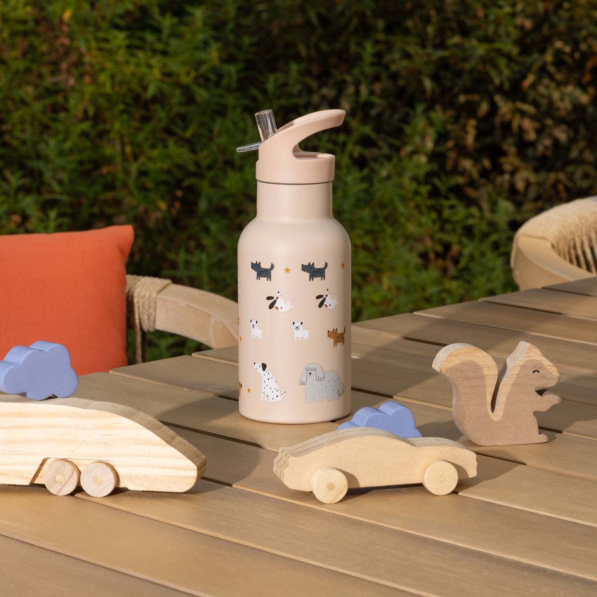 Bottiglia isotermica per bambini "Angel" Rosa, 350 ml Beige