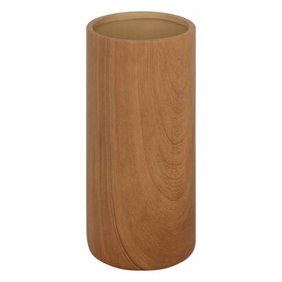 Vaso cilindrico "sao" ceramica, marrone, h.20 cm