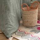 Tappeto "Wild" Cotone tufted, Verde Celadon, 120x170 cm Verde celeste