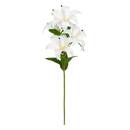 Gambo di gigli artificiali "Jago" con 4 fiori Bianco, H.80 cm Bianco