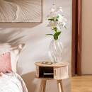 Gambo di gigli artificiali "Jago" con 4 fiori Bianco, H.80 cm Bianco
