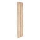 Pannello decorativo a listelli in legno "Colva" Effetto rovere chiaro, sfondo nero, 240x60 cm Effetto rovere chiaro / Sfondo nero