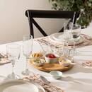 Set aperitivo girevole 14 pezzi "Rio" Bambù e ceramica Bianco